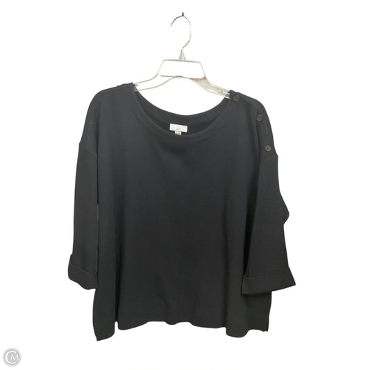 Top 3/4 Sleeve Basic By J. Jill In Black, Size: Xl