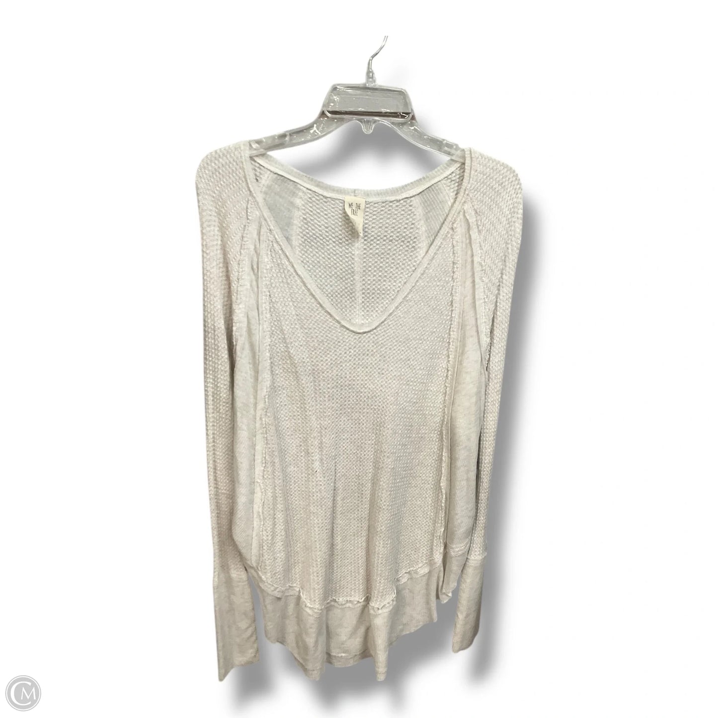 Tunic Long Sleeve By We The Free In Beige, Size: L