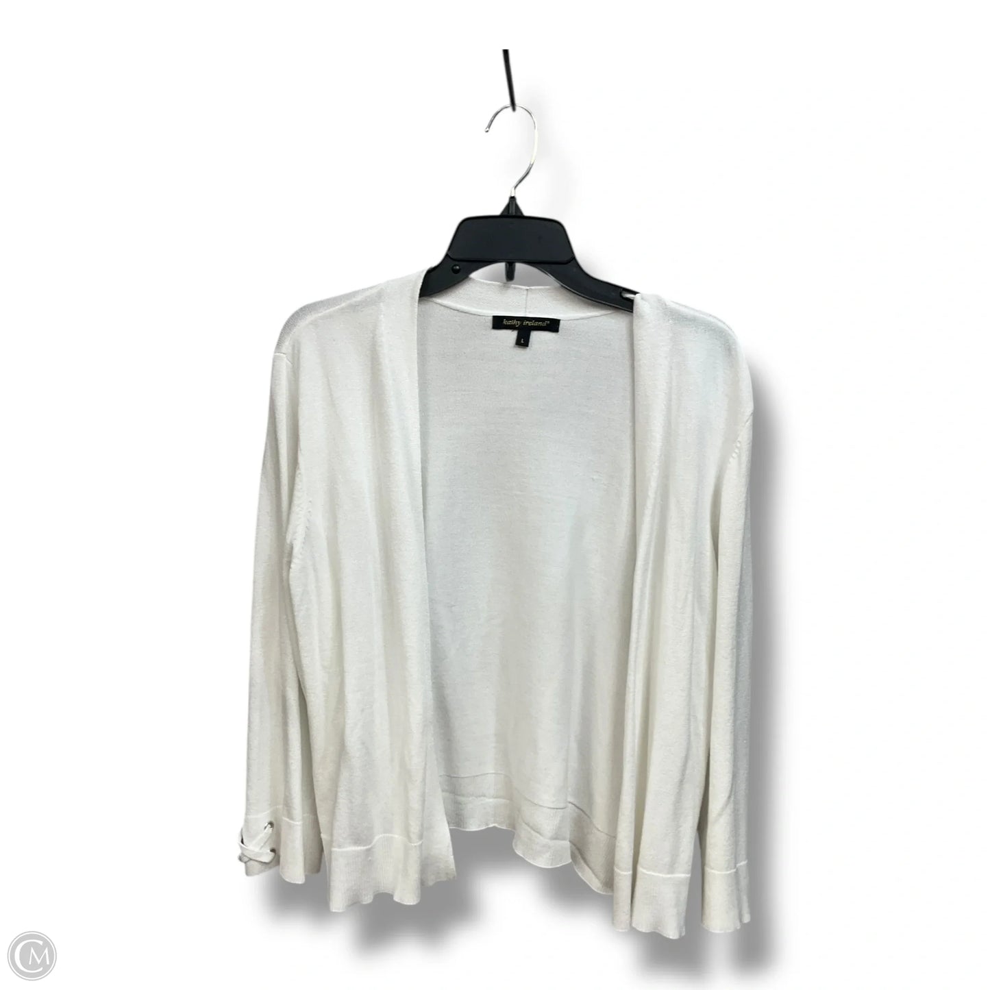 Cardigan By Kathy Ireland In White, Size: L
