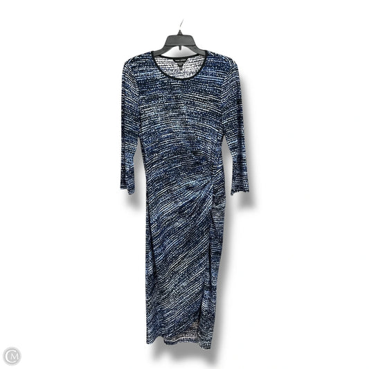 Dress Casual Maxi By Maggy London In Blue, Size: L