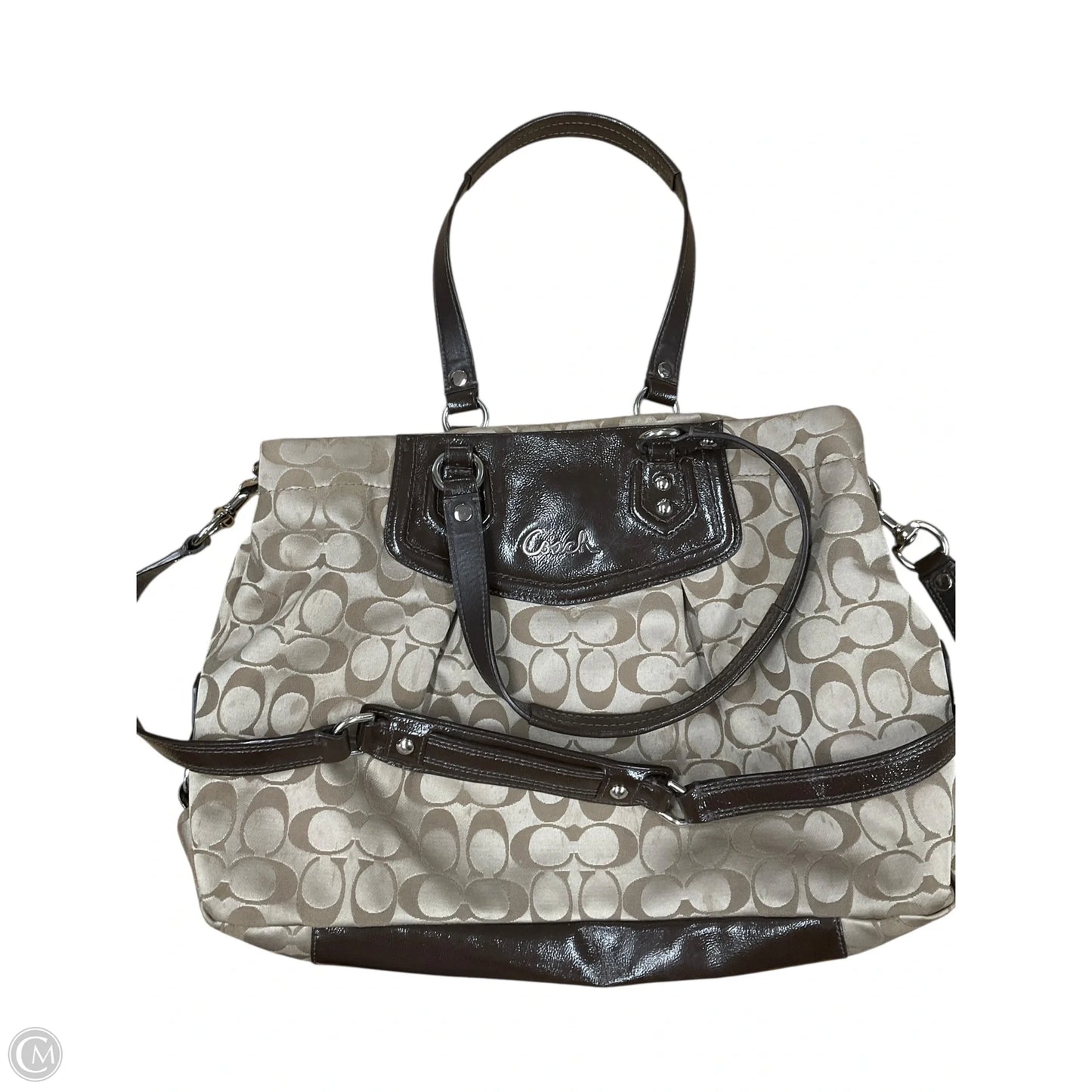 Handbag Designer By Coach, Size: Large