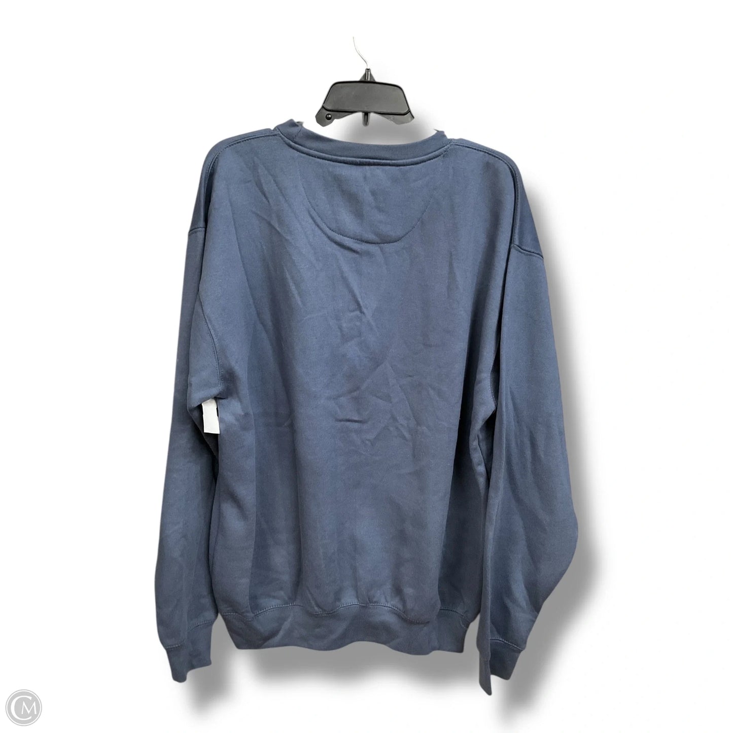 Sweatshirt Crewneck By Clothes Mentor In Blue, Size: L