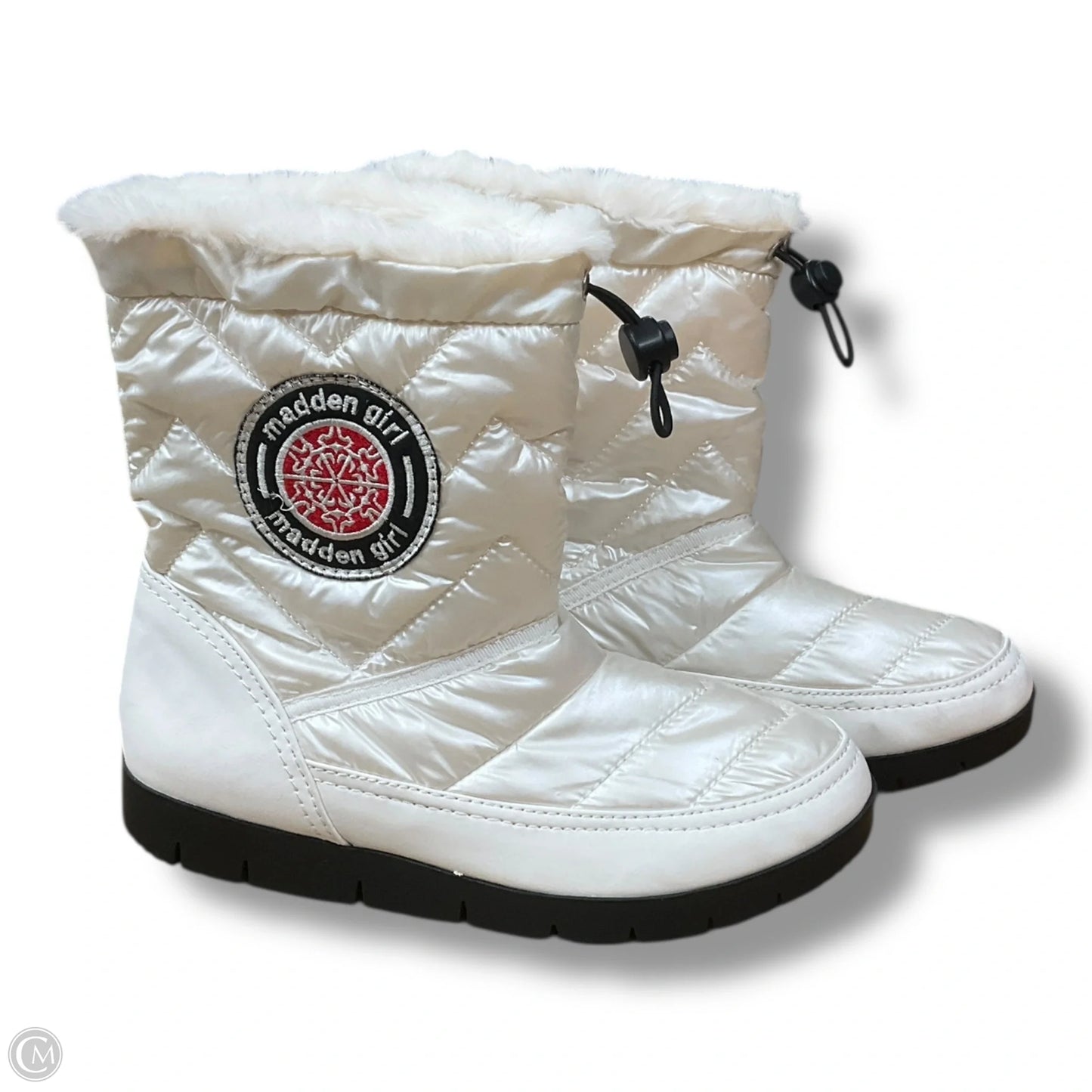 Boots Snow By Madden Girl In White, Size: 8.5