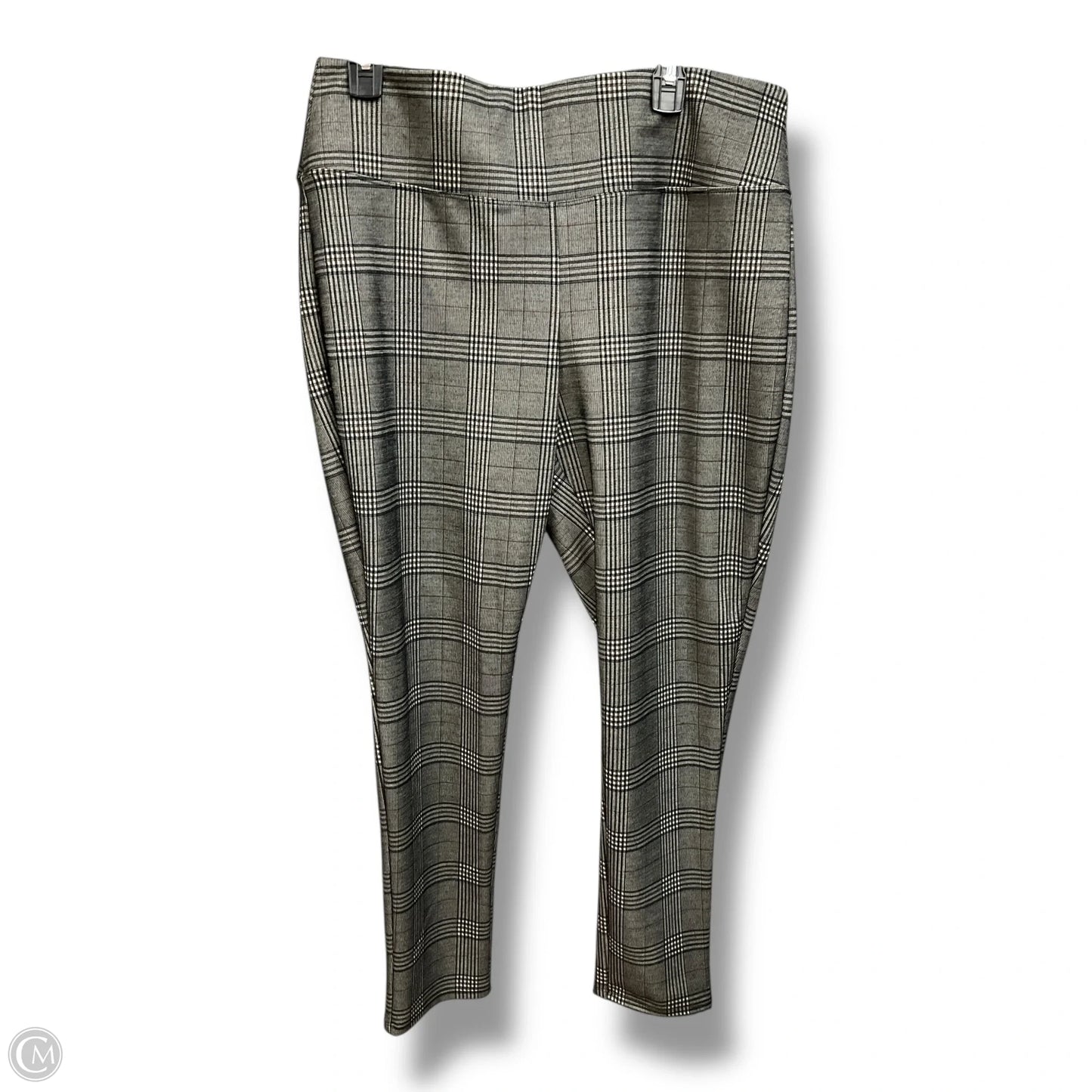 Pants Leggings By Apt 9 In Plaid Pattern, Size: 16