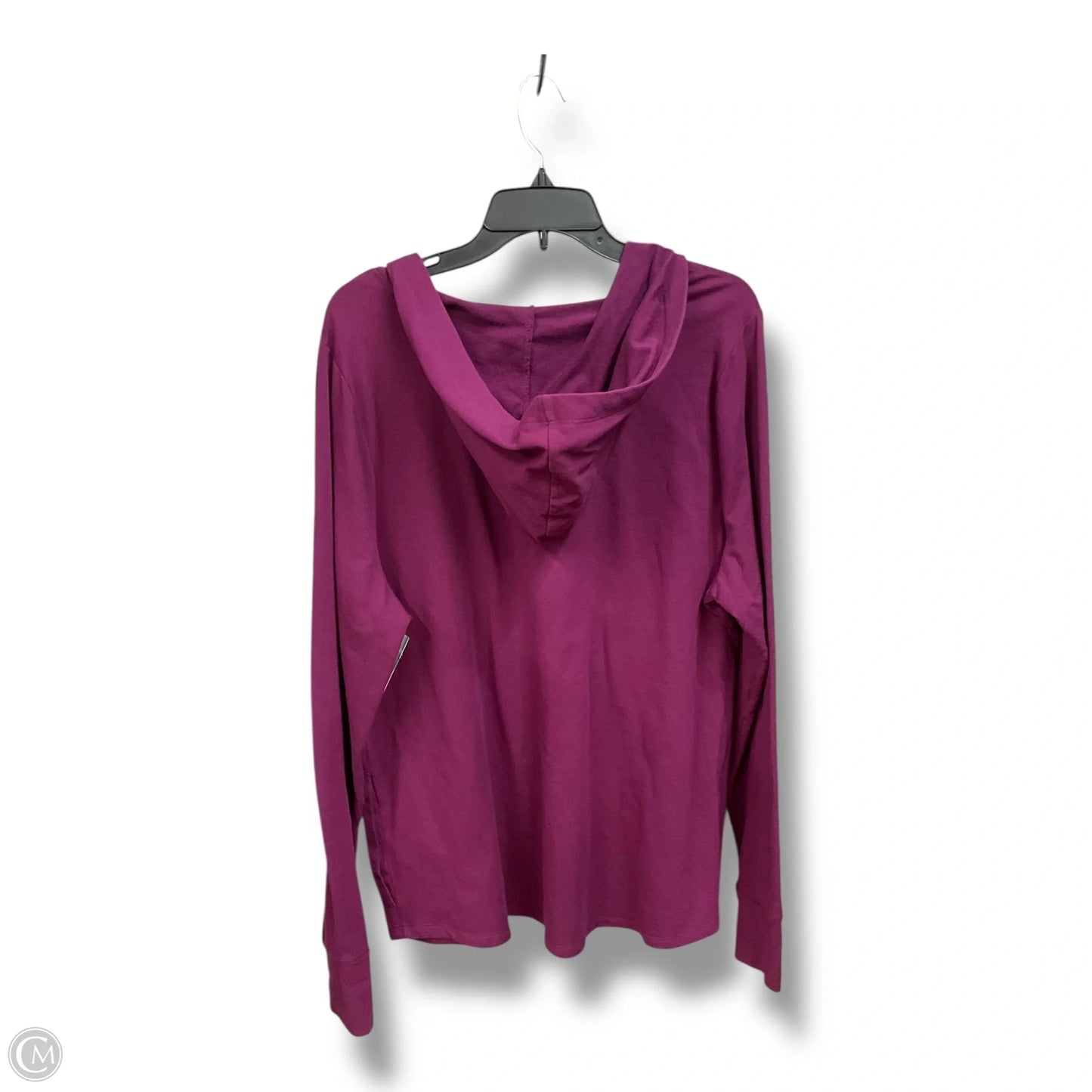 Sweatshirt Hoodie By Belle By Kim Gravel In Purple, Size: Xl