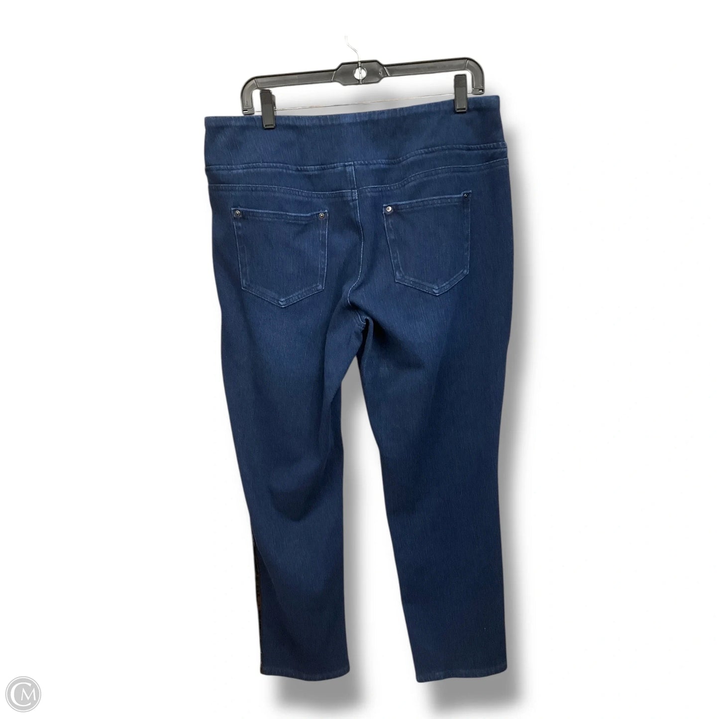 Jeans Straight By Belle By Kim Gravel In Blue Denim, Size: 16