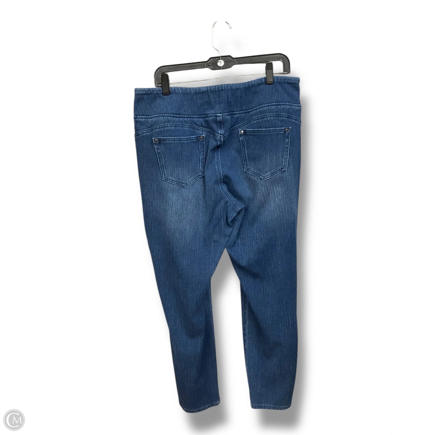 Jeans Straight By Belle By Kim Gravel In Blue Denim, Size: 16