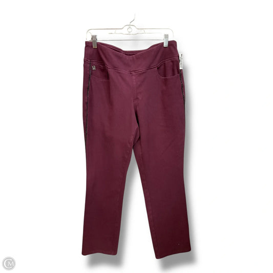 Pants Dress By Belle By Kim Gravel In Maroon, Size: 14