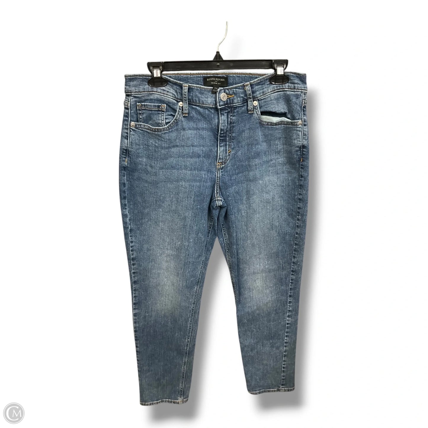 Jeans Boyfriend By Banana Republic In Blue Denim, Size: 8