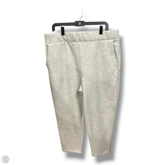 Pants Lounge By Lands End In Grey, Size: 18