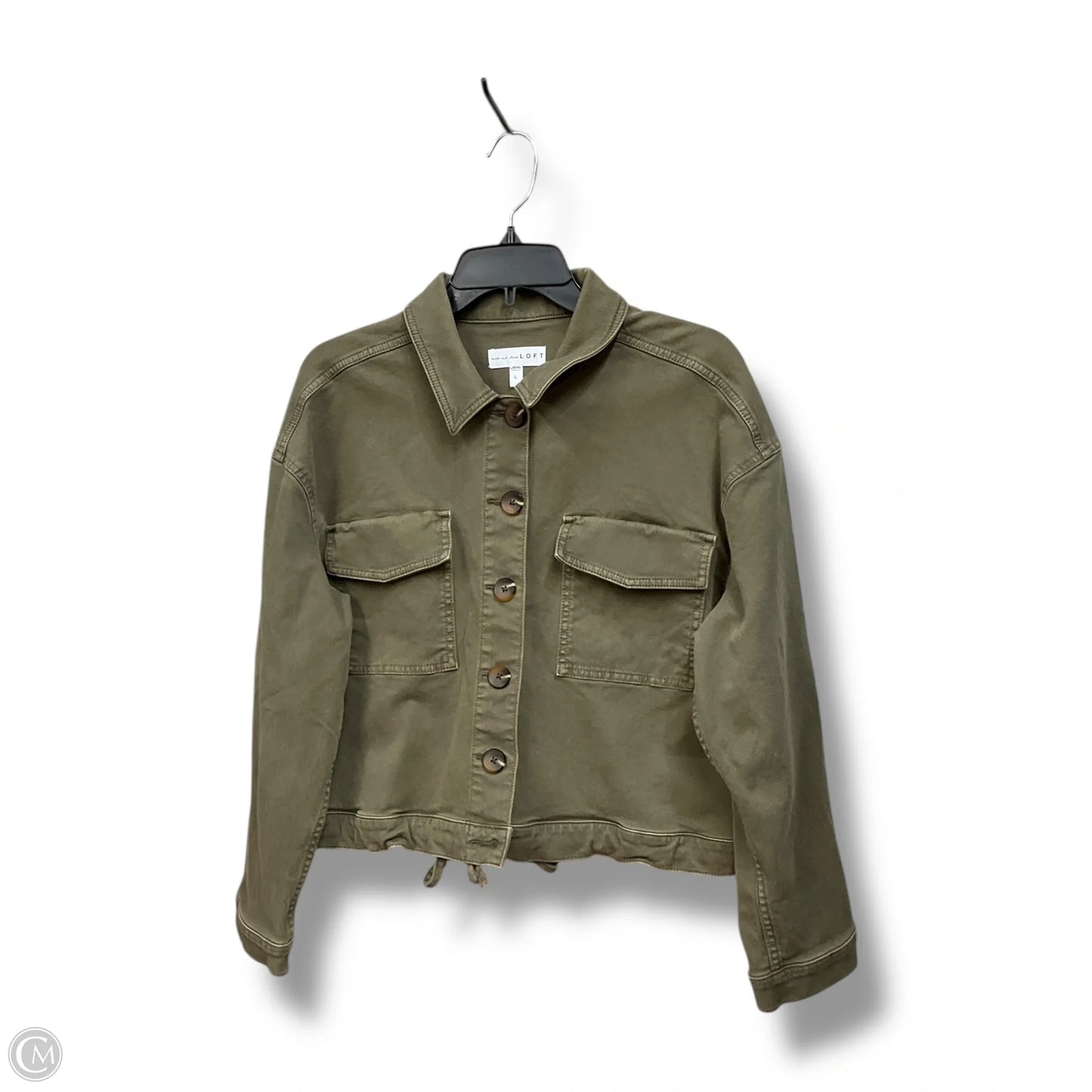 Jacket Other By Loft In Green, Size: L