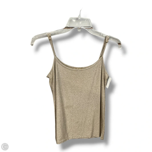 Tank Top By Clothes Mentor In Gold, Size: M