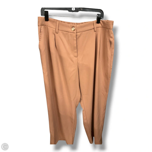 Pants Wide Leg By Lillusory In Tan, Size: 20