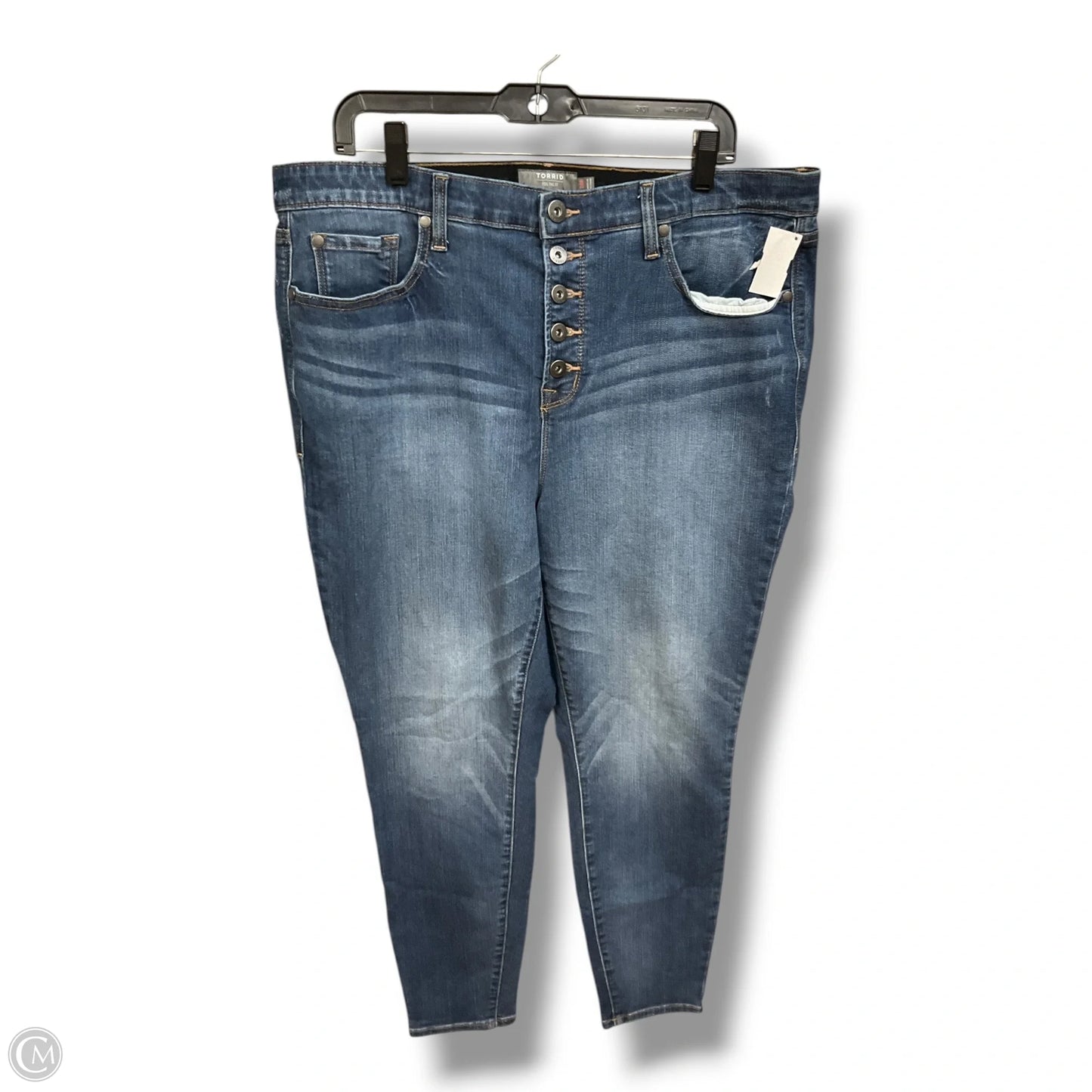 Jeans Skinny By Torrid In Blue Denim, Size: 20