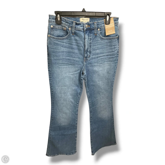 Jeans Flared By Madewell In Blue Denim, Size: 8