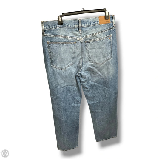 Jeans Straight By Madewell In Blue Denim, Size: 8