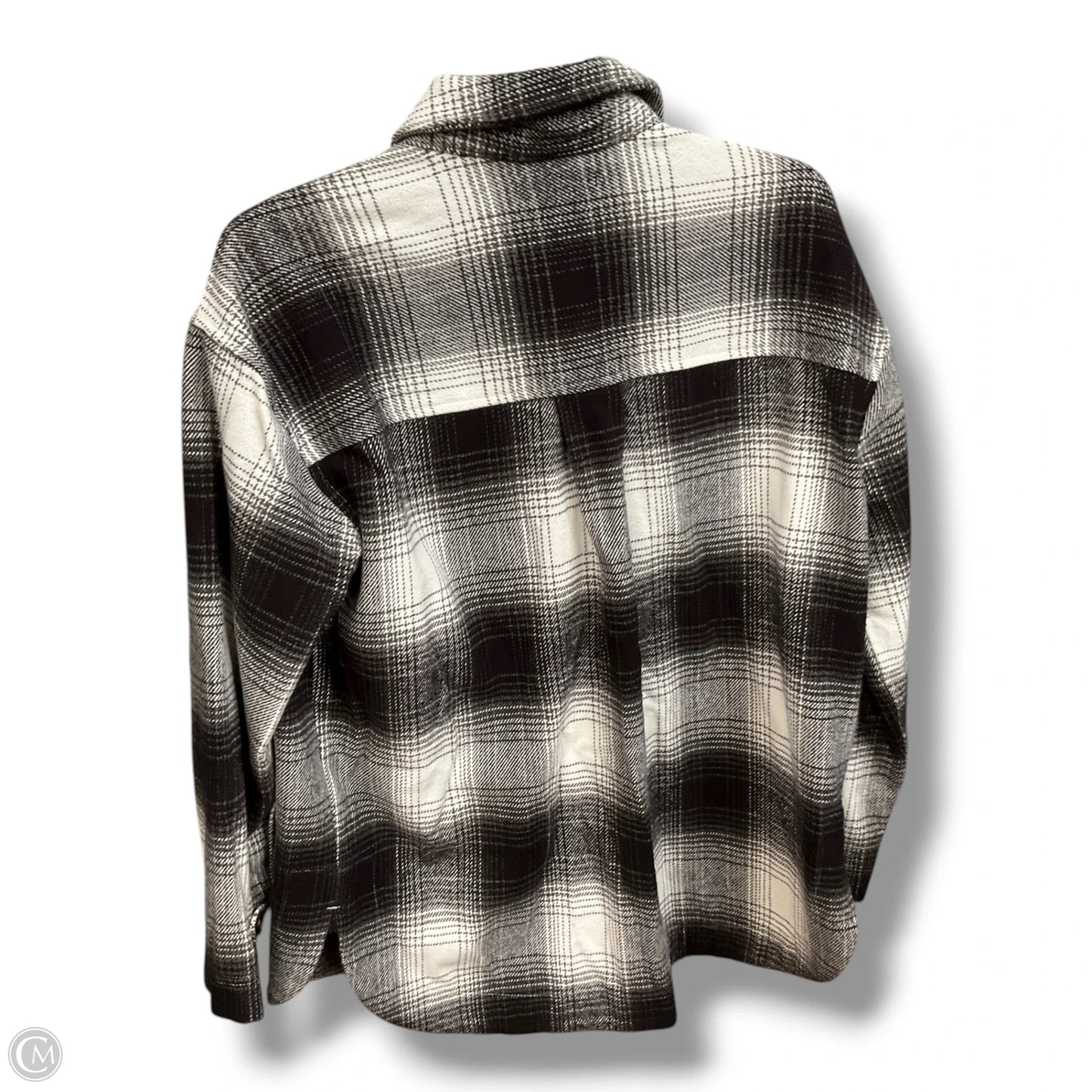 Jacket Shirt By Madewell In Plaid Pattern, Size: S