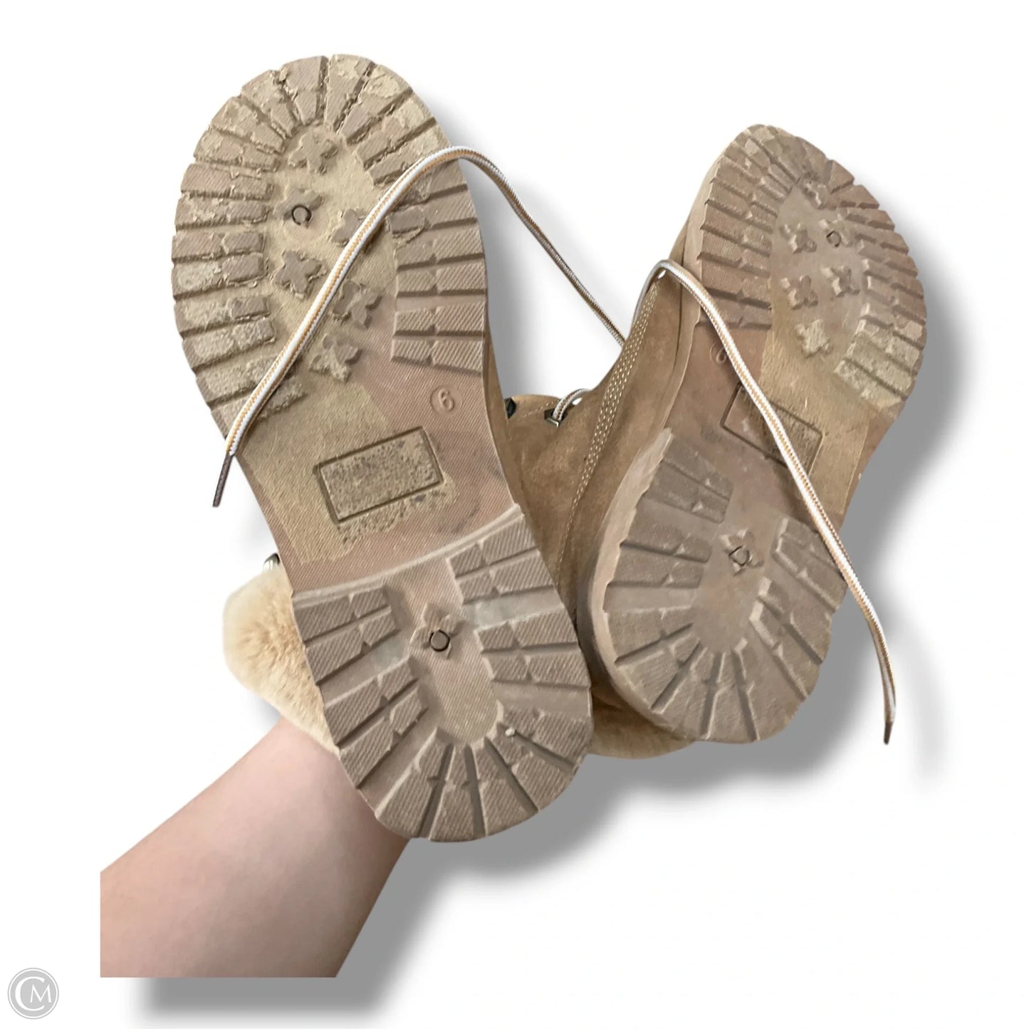 Boots Ankle Flats By Rock And Candy In Tan, Size: 6