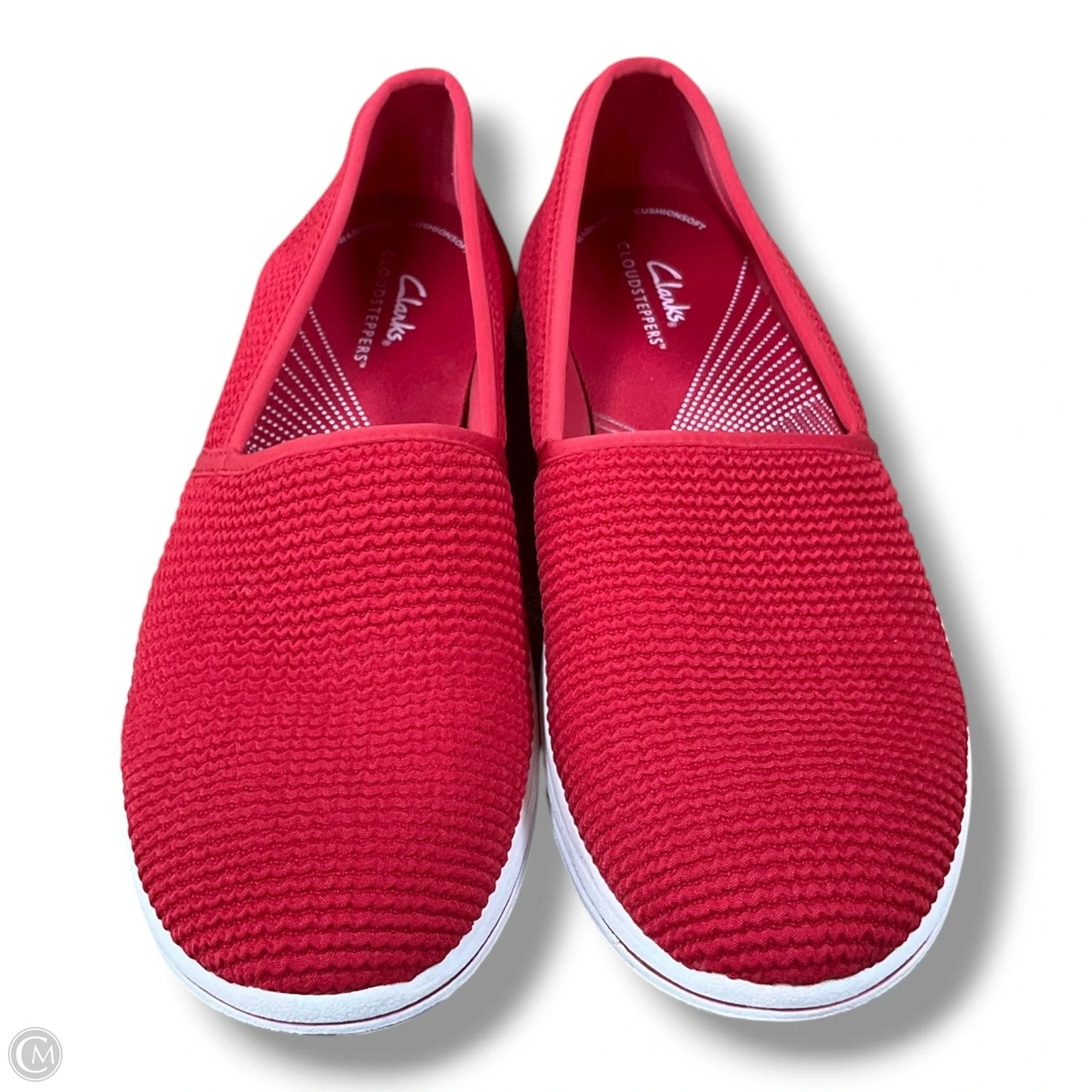 Sandals Flats By Clarks In Red, Size: 8.5