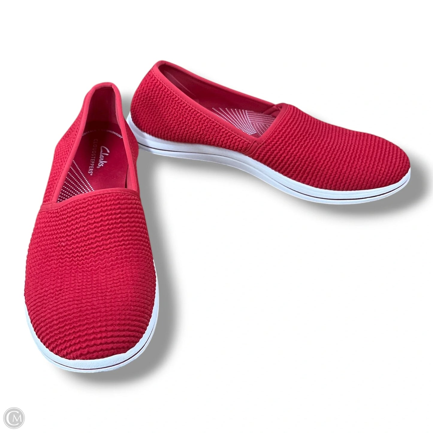 Sandals Flats By Clarks In Red, Size: 8.5