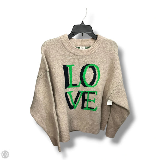 Sweater By A New Day In Beige, Size: Xl