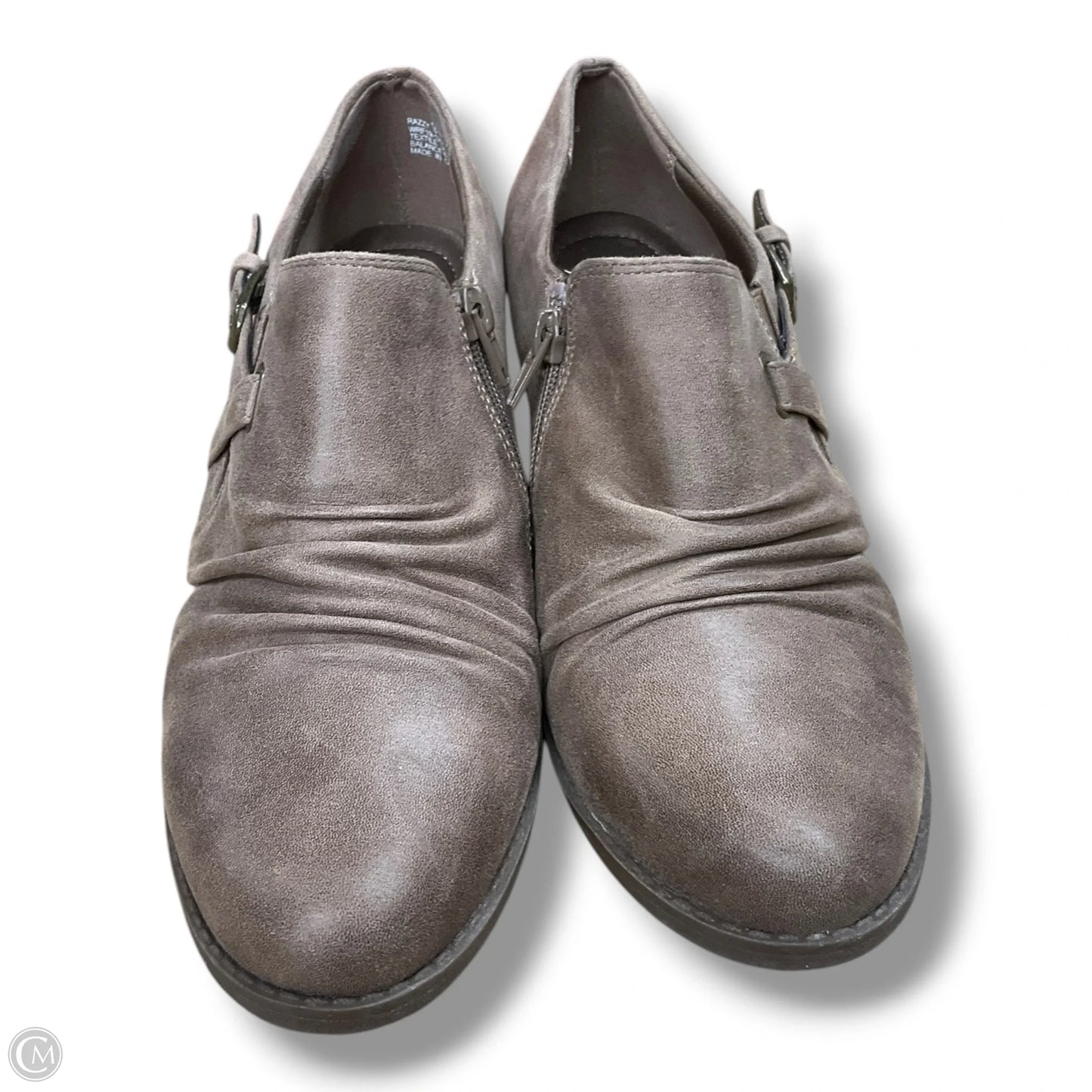 Shoes Heels Block By Yuu Collection In Taupe, Size: 9