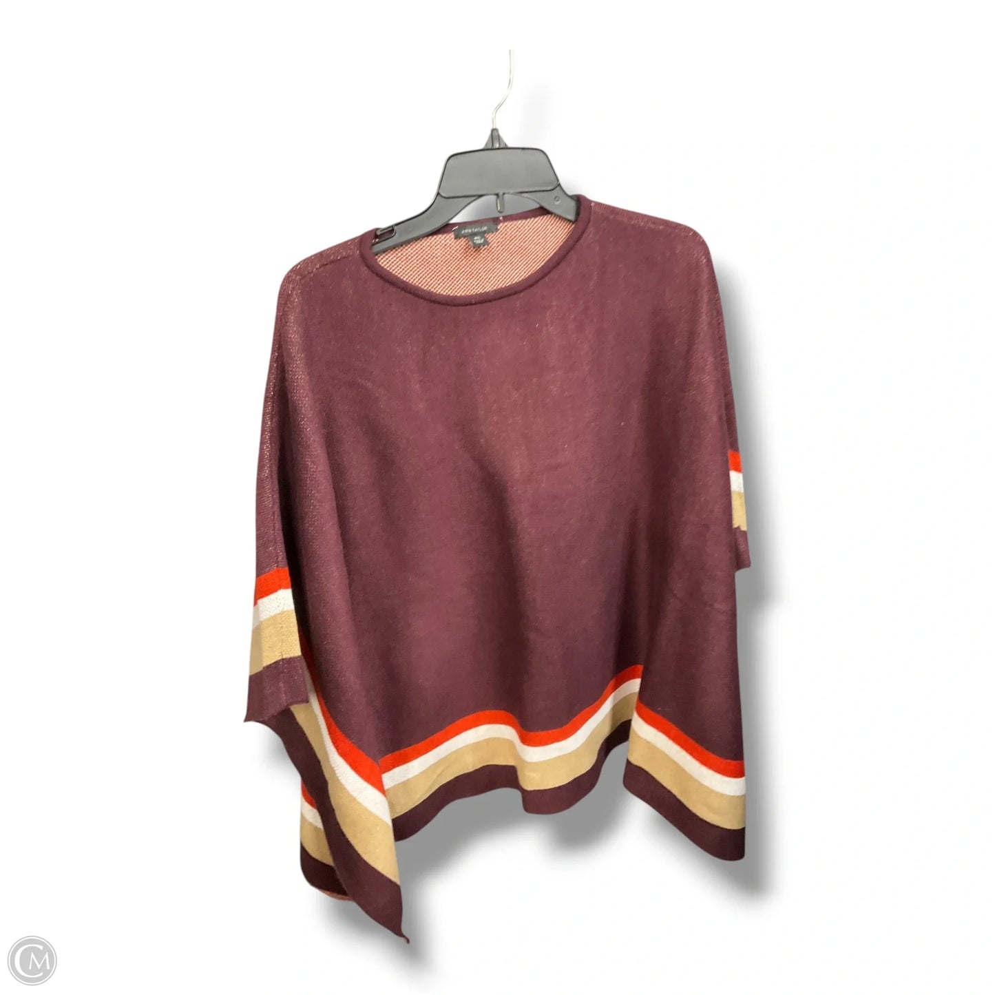 Poncho By Ann Taylor In Purple, Size: M