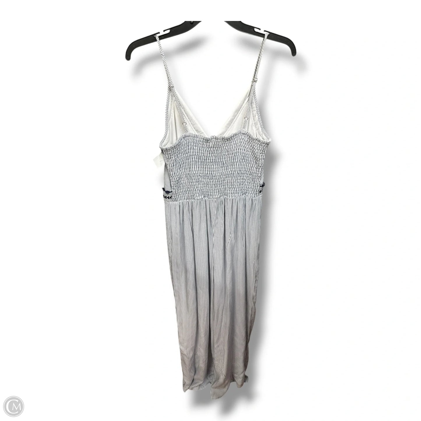 Jumpsuit By Japna In Blue & White, Size: M