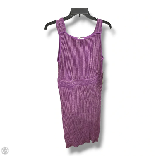 Dress Casual Midi By Eva Mendes In Purple, Size: Xl