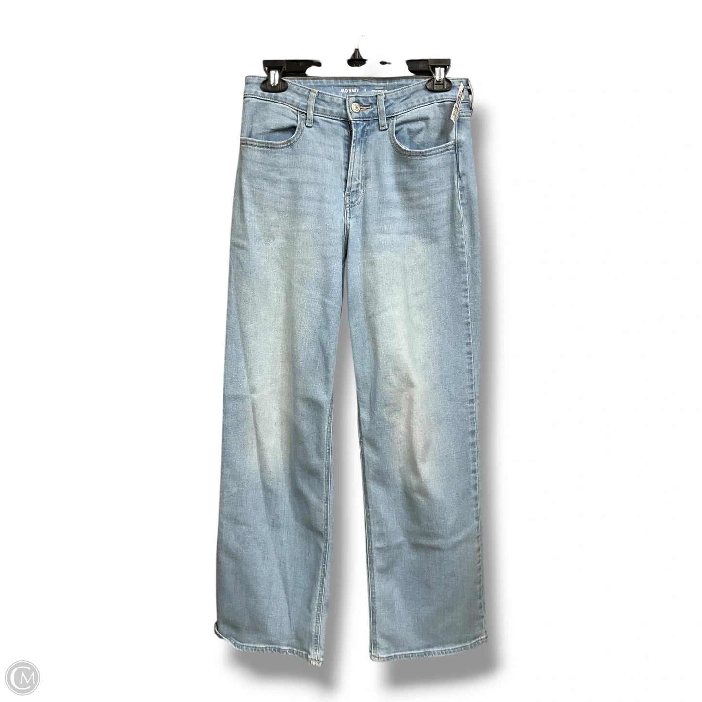 Jeans Wide Leg By Old Navy In Blue Denim, Size: 4