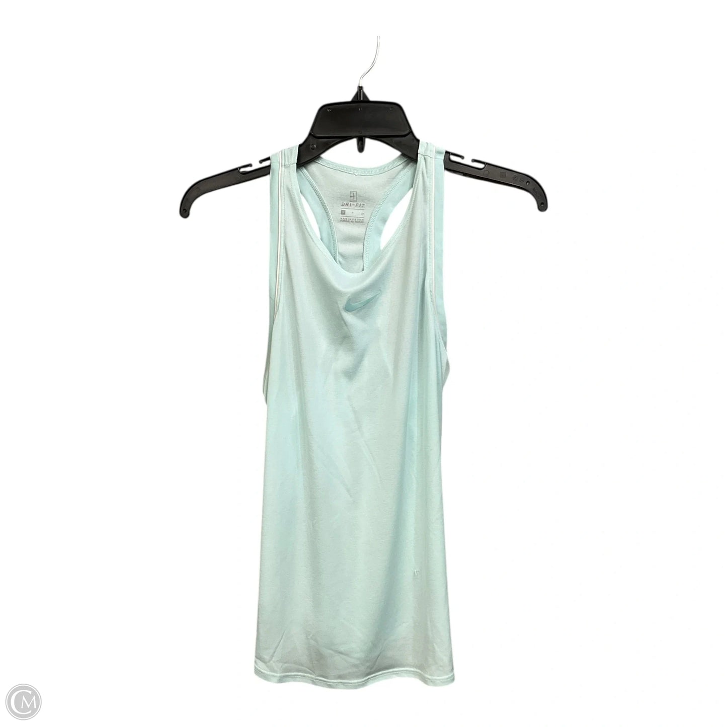 Athletic Tank Top By Nike Apparel In Aqua, Size: S