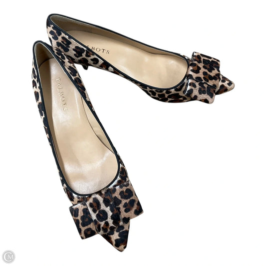 Shoes Heels Kitten By Talbots In Animal Print, Size: 8