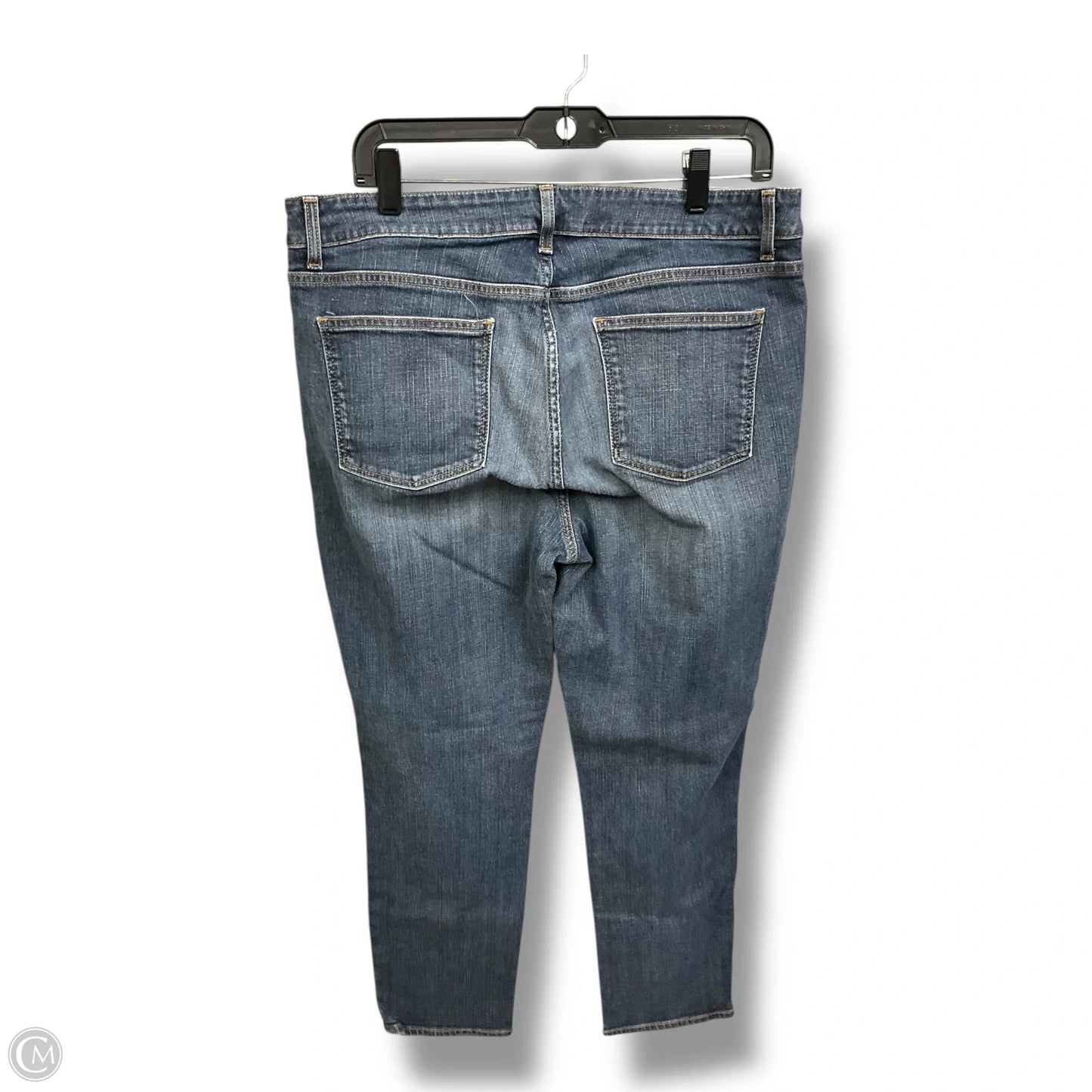 Jeans Skinny By Talbots In Blue Denim, Size: 14