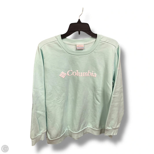 Athletic Sweatshirt Crewneck By Columbia In Aqua, Size: 1x