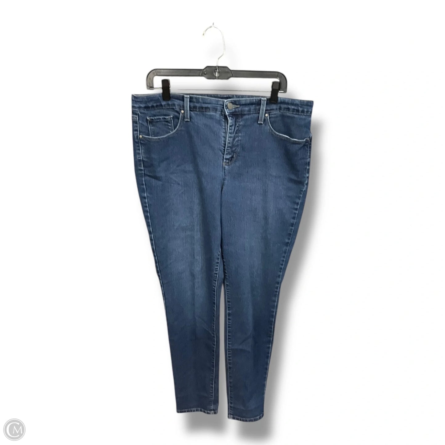 Jeans Skinny By Charter Club In Blue Denim, Size: 14