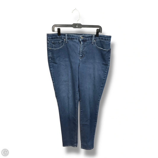 Jeans Skinny By Charter Club In Blue Denim, Size: 14