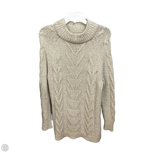Dress Sweater By Old Navy In Beige, Size: L