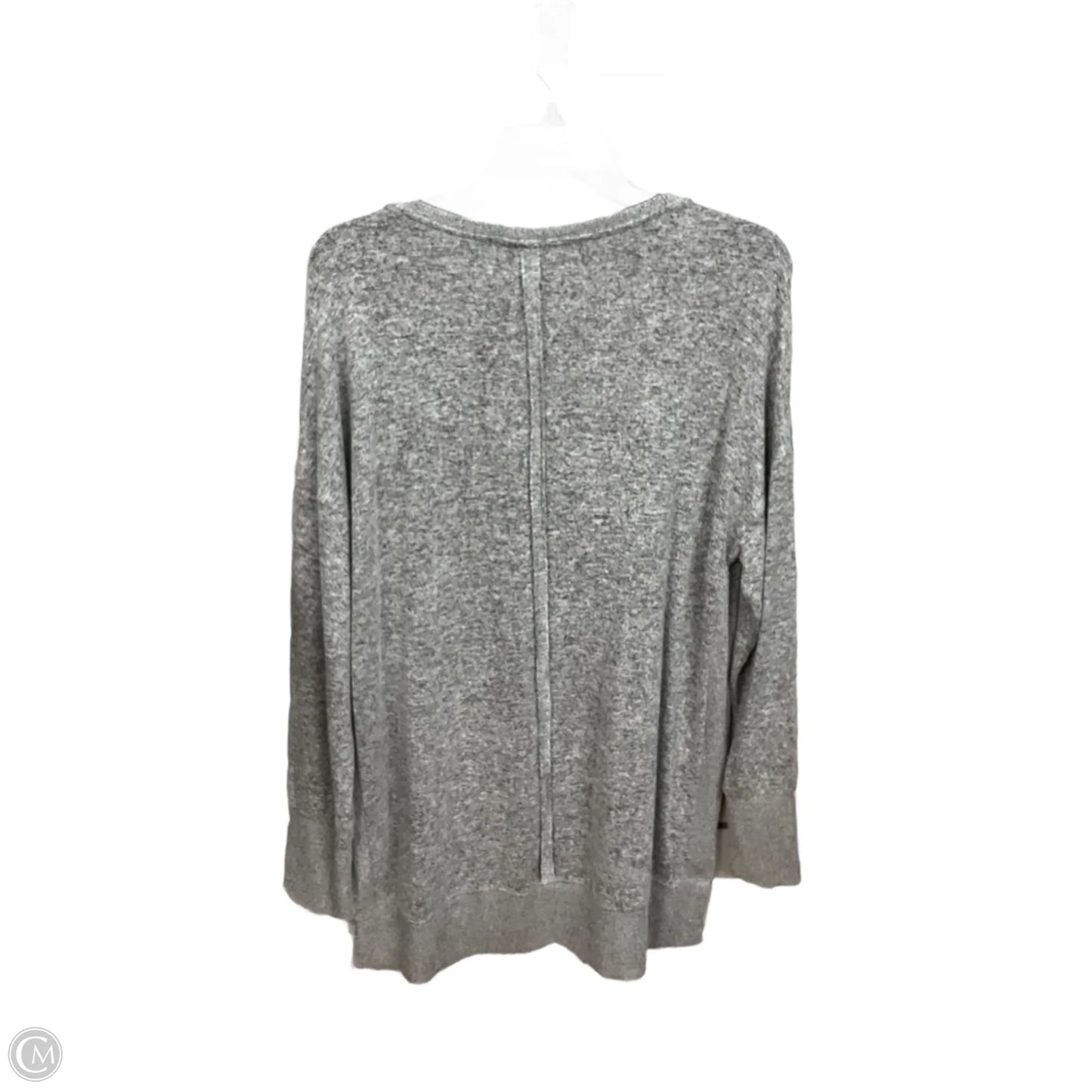 Tunic Long Sleeve By Gibson In Grey, Size: L