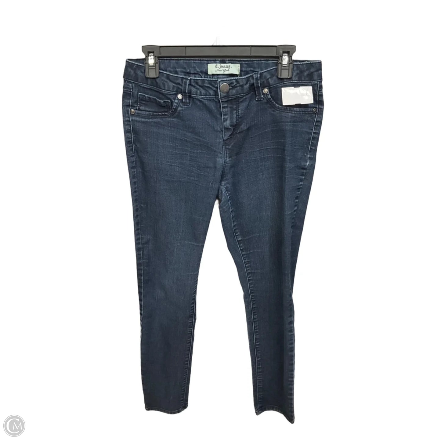 Jeans Skinny By D Jeans In Blue Denim, Size: 10