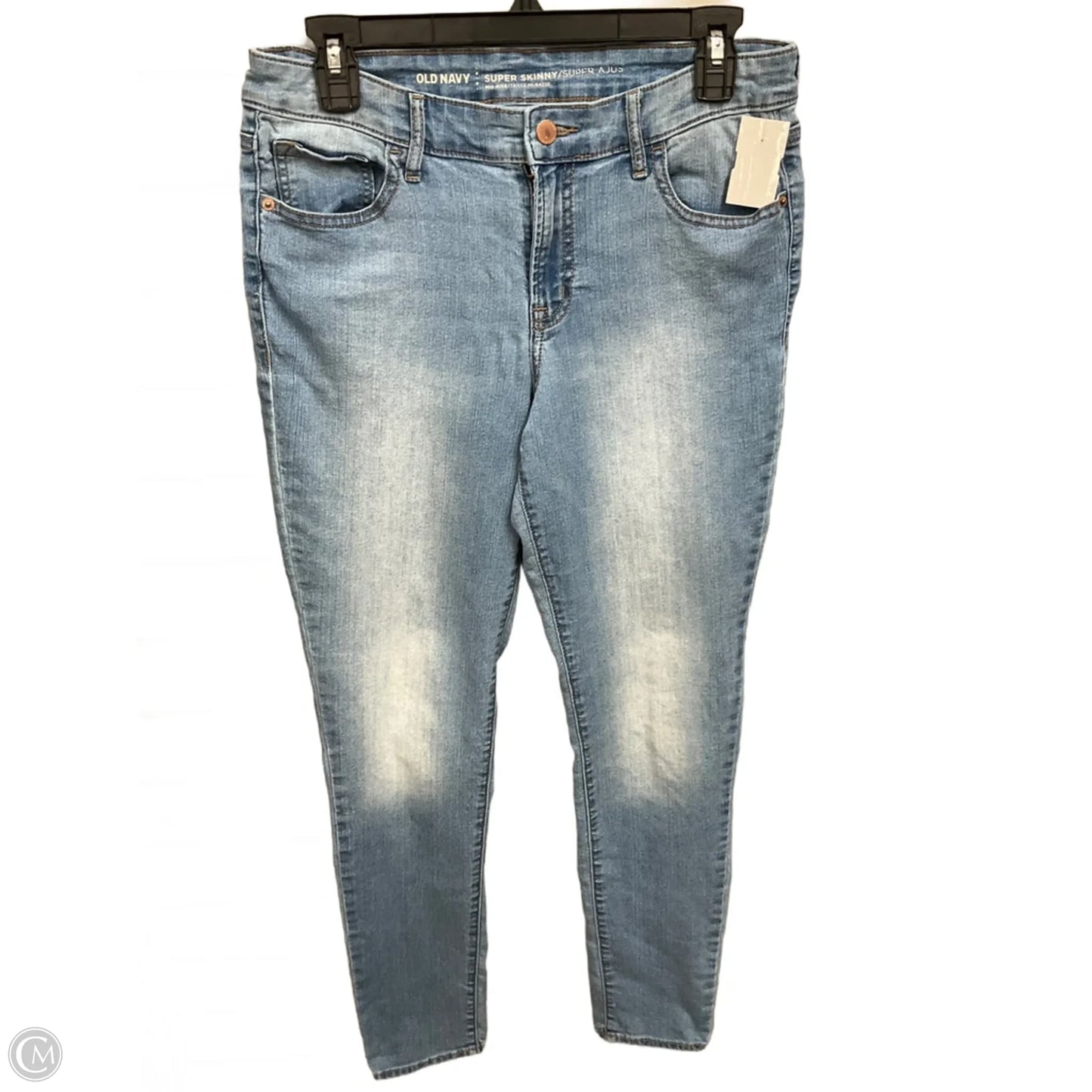 Jeans Skinny By Old Navy In Blue Denim, Size: 8