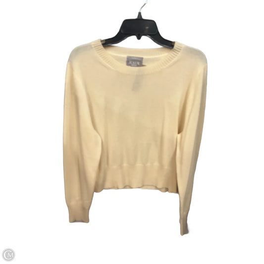 Top Long Sleeve Basic By J. Crew In Yellow, Size: Xl
