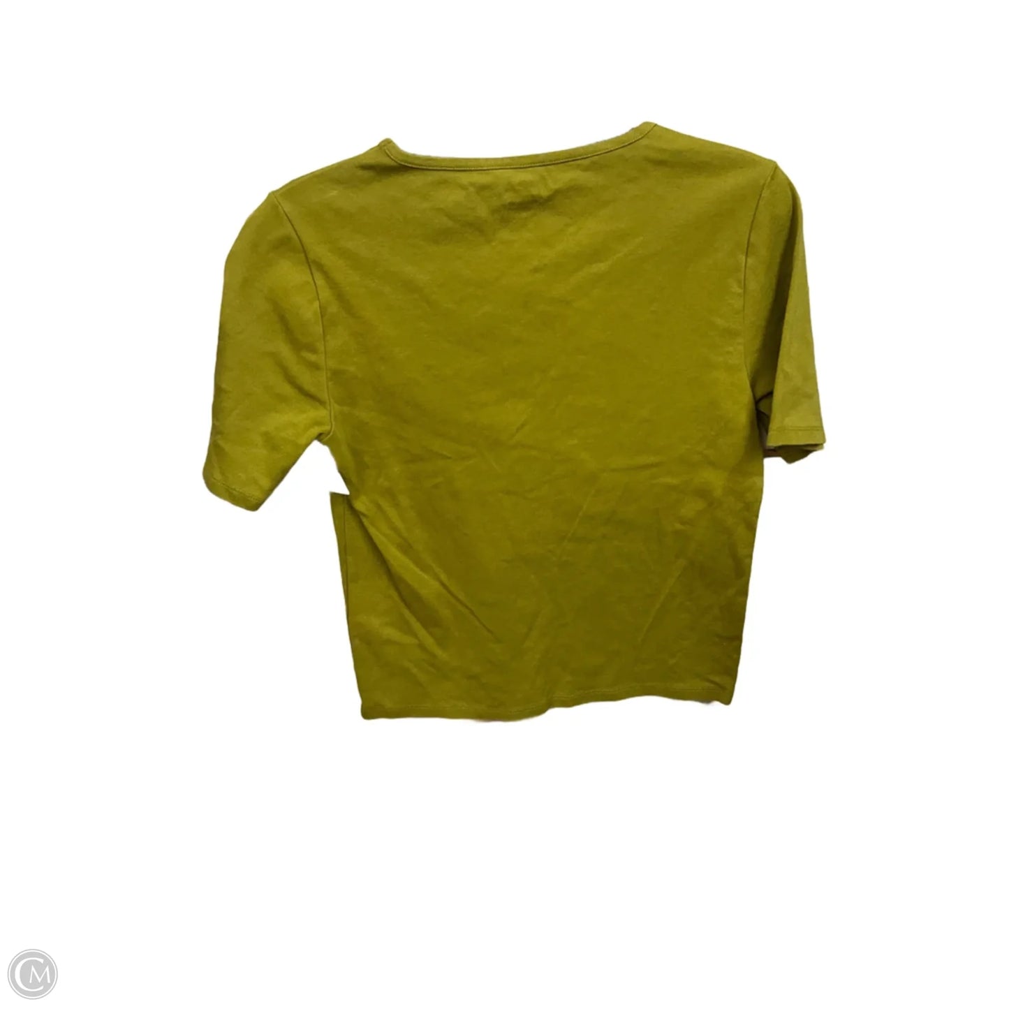 Top Short Sleeve Basic By J. Crew In Chartreuse, Size: L
