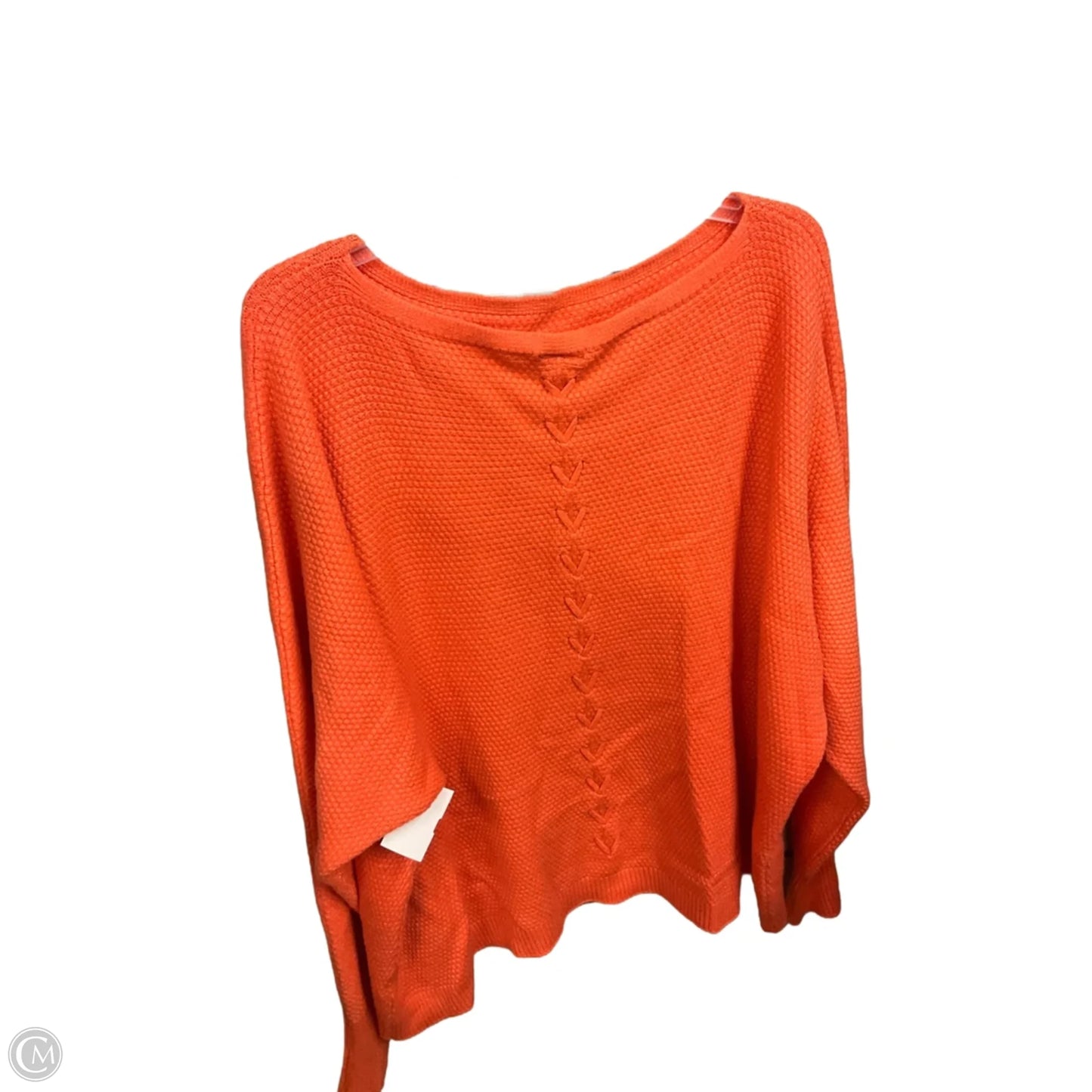 Top Long Sleeve By Coco And Carmen In Orange, Size: L