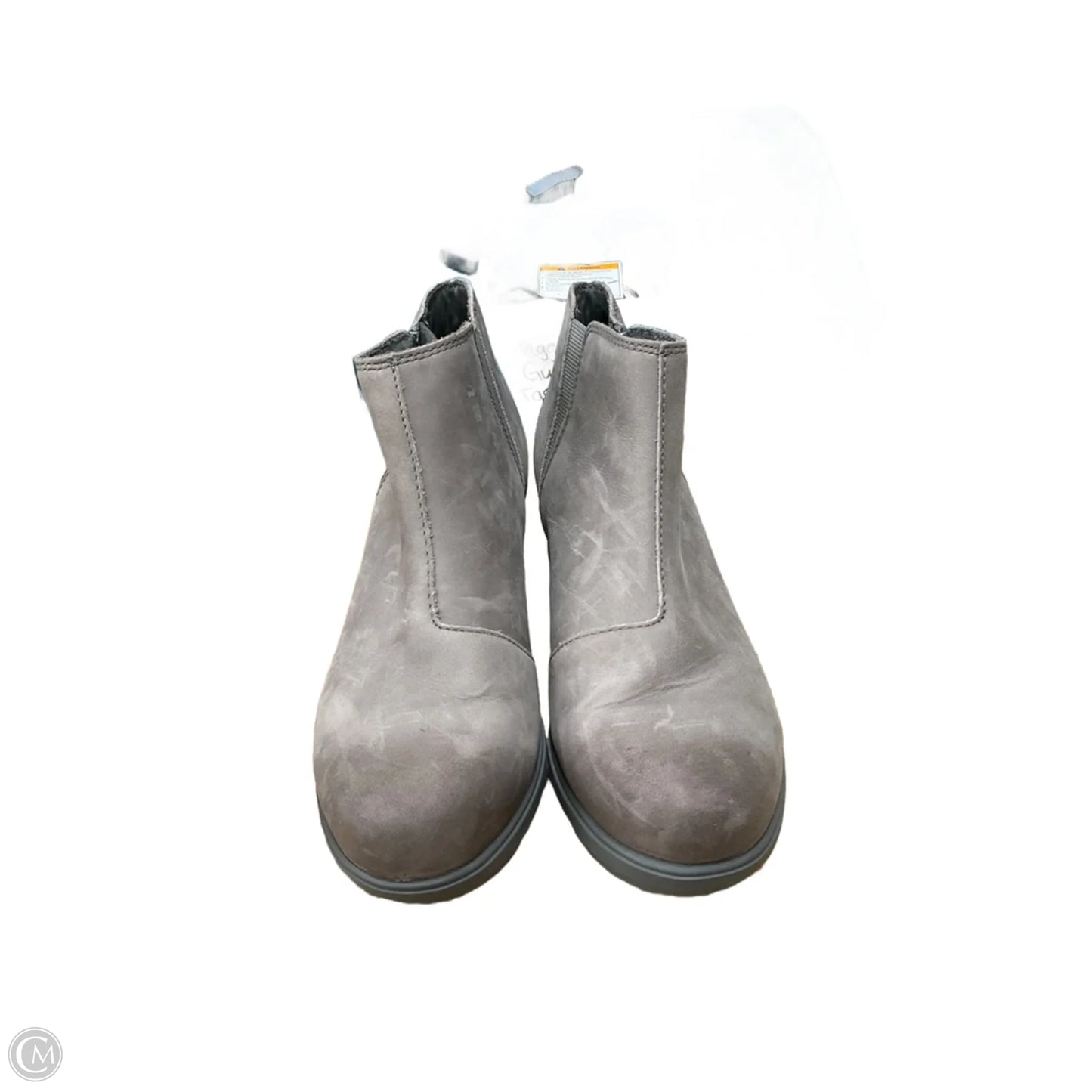 Boots Ankle Heels By Sorel In Grey, Size: 8