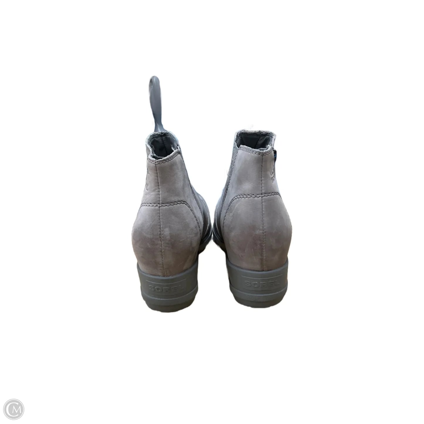 Boots Ankle Heels By Sorel In Grey, Size: 8