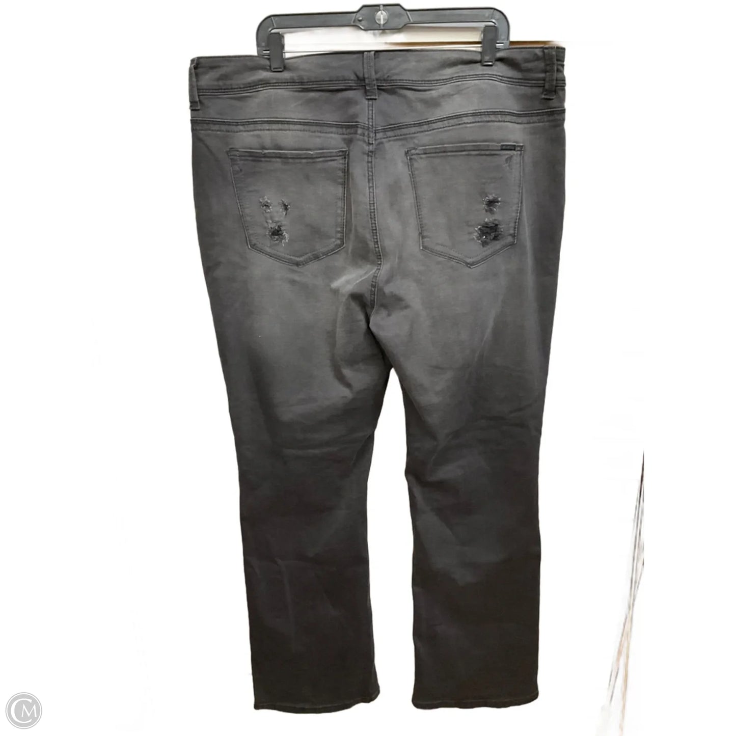 Jeans Boot Cut By Melissa Mccarthy In Black Denim, Size: 20