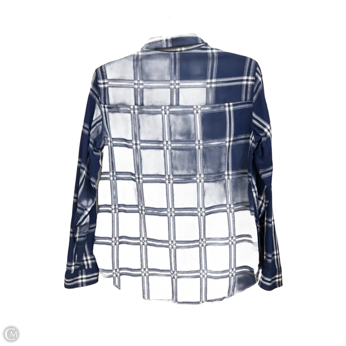 Top Long Sleeve By Jachs Girlfirend In Plaid Pattern, Size: S