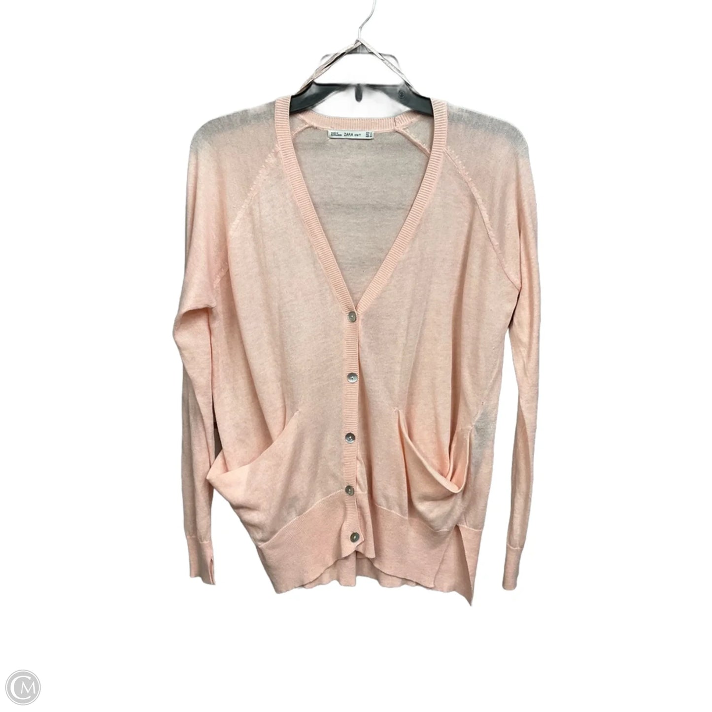 Cardigan By Zara In Pink, Size: S