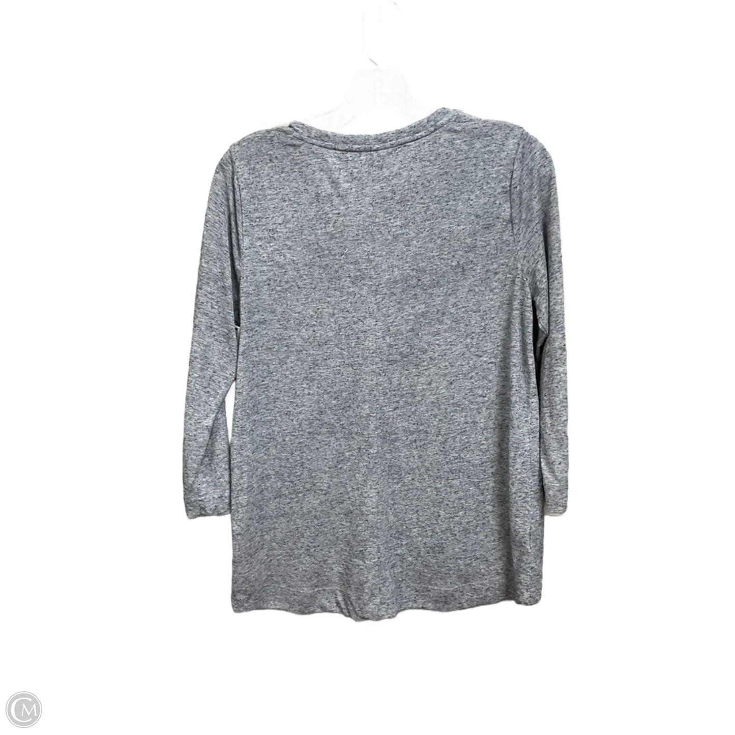 Top 3/4 Sleeve Basic By Loft In Grey, Size: S
