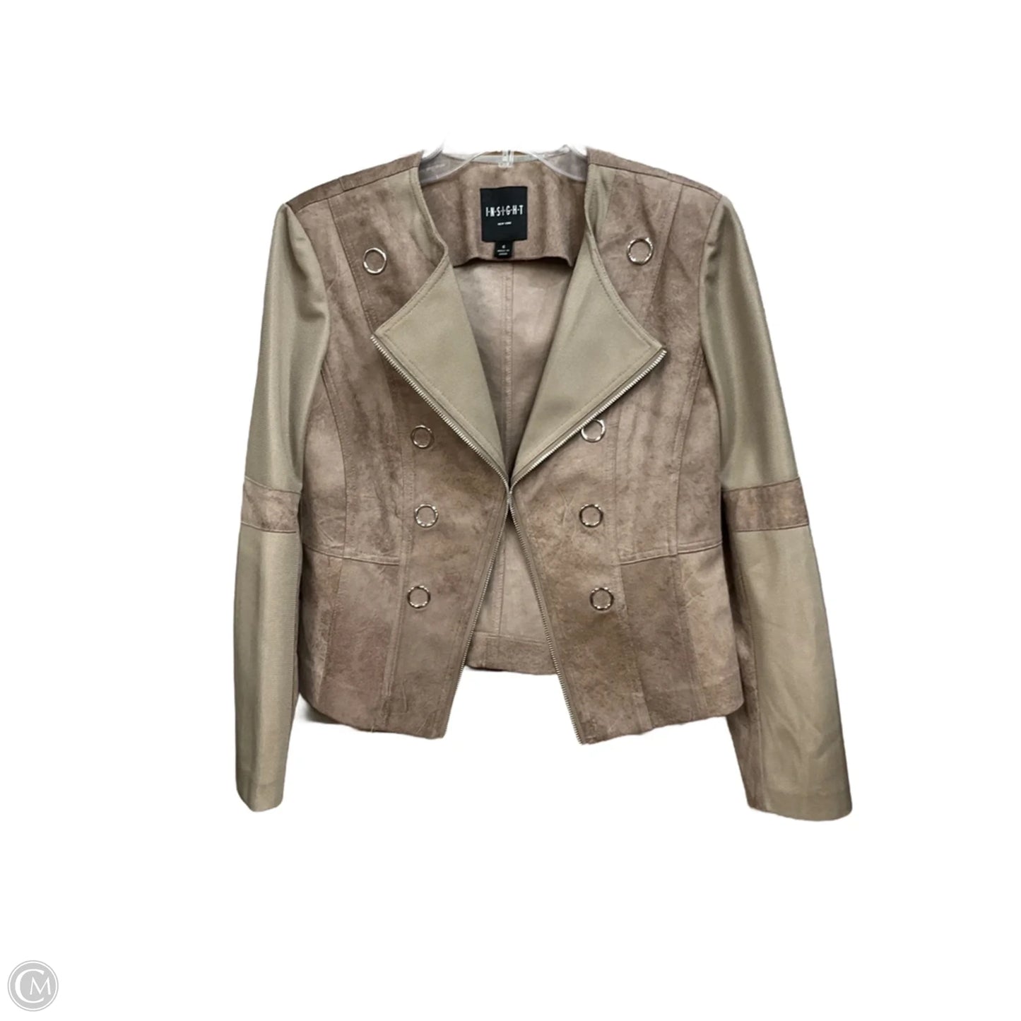 Jacket Other By Clothes Mentor In Tan, Size: S